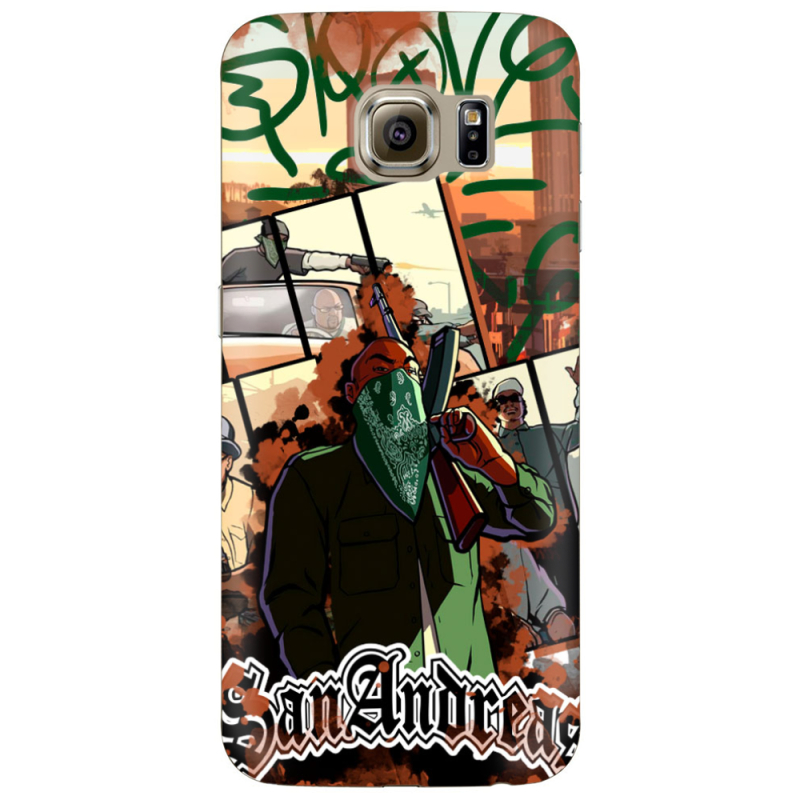 Чехол Uprint Samsung G925 Galaxy S6 Edge GTA San Andreas