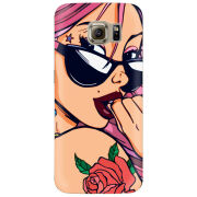 Чехол Uprint Samsung G925 Galaxy S6 Edge Pink Girl