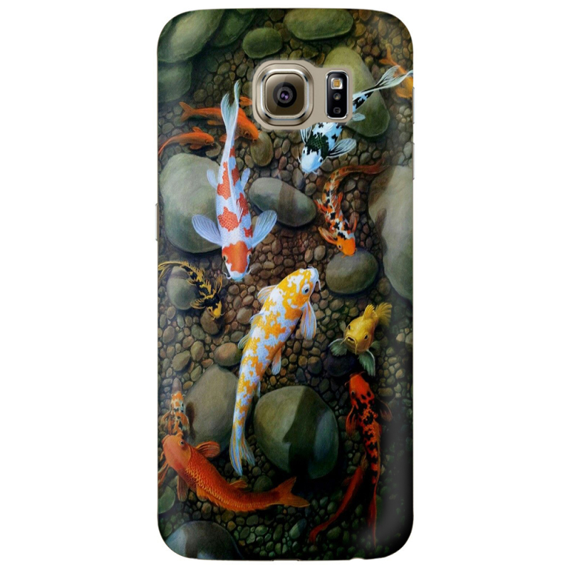 Чехол Uprint Samsung G925 Galaxy S6 Edge Underwater Koi
