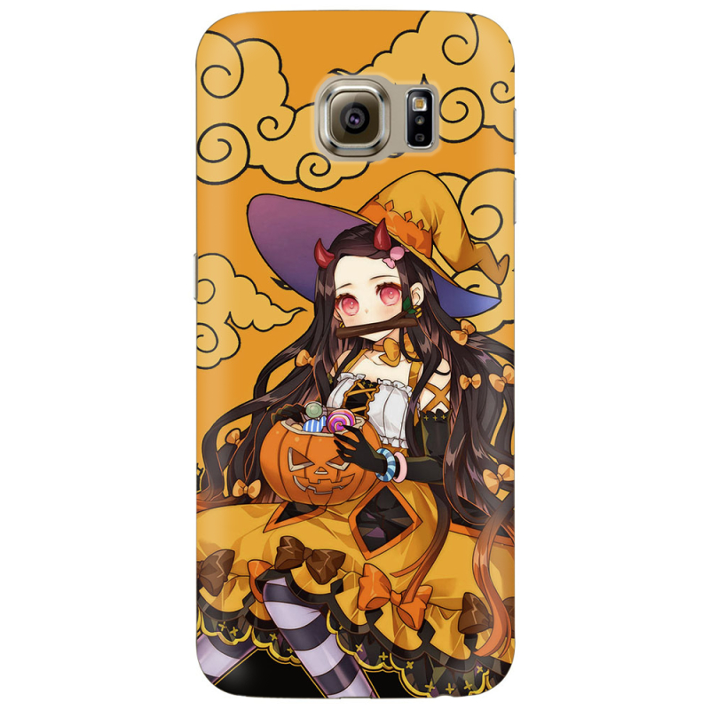 Чехол Uprint Samsung G925 Galaxy S6 Edge Kamado Nezuko Halloween