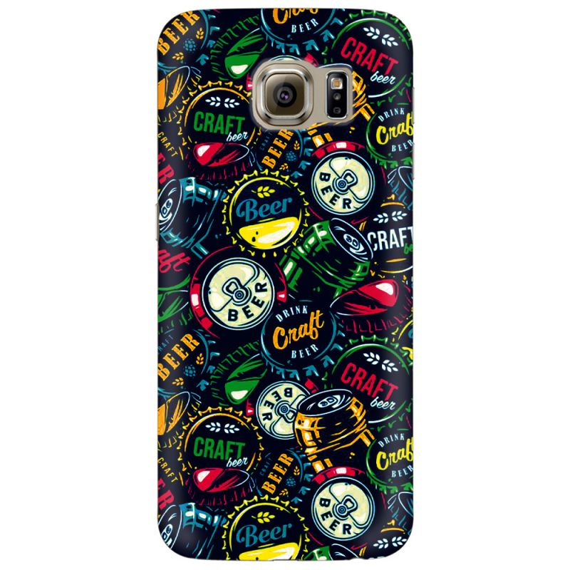 Чехол Uprint Samsung G925 Galaxy S6 Edge Bottle Caps