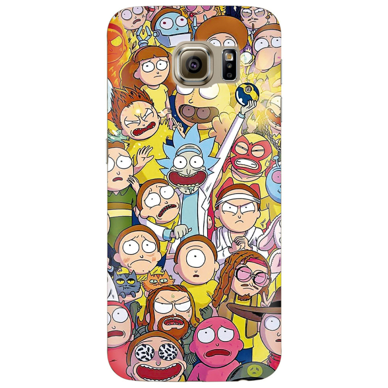 Чехол Uprint Samsung G925 Galaxy S6 Edge Rick and Morty