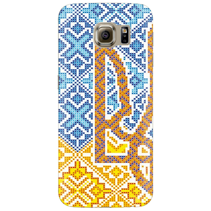 Чехол Uprint Samsung G925 Galaxy S6 Edge Тризуб Вишивка