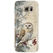 Чехол Uprint Samsung G925 Galaxy S6 Edge Christmas Owl