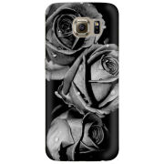 Чехол Uprint Samsung G925 Galaxy S6 Edge Black and White Roses