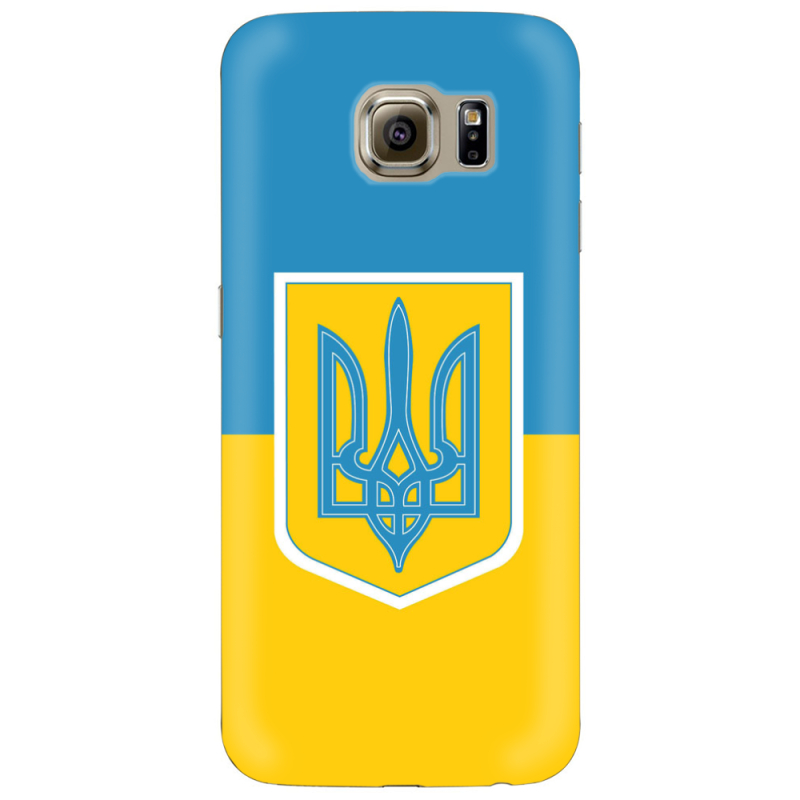 Чехол Uprint Samsung G925 Galaxy S6 Edge Герб України