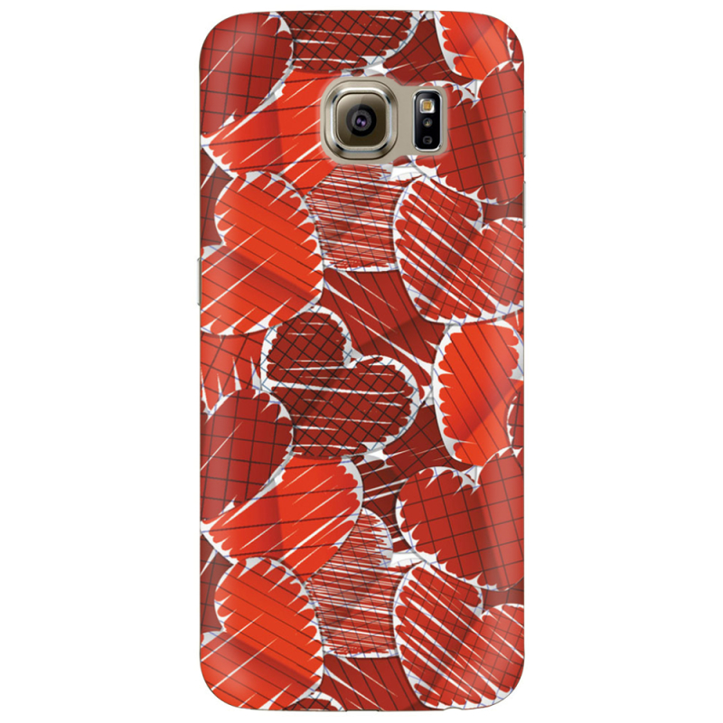 Чехол Uprint Samsung G925 Galaxy S6 Edge Heart Strings