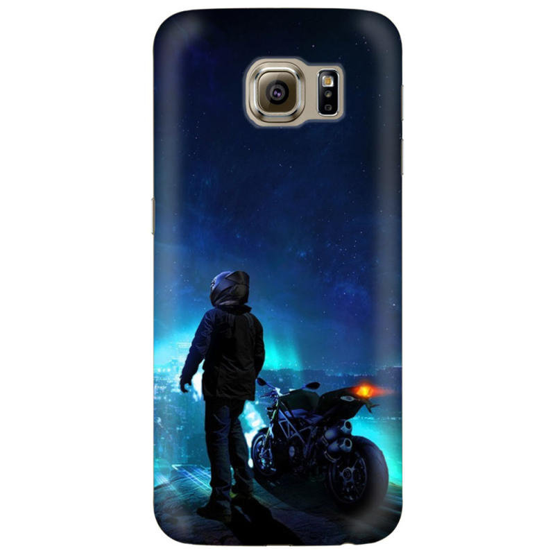 Чехол Uprint Samsung G925 Galaxy S6 Edge Motorcyclist