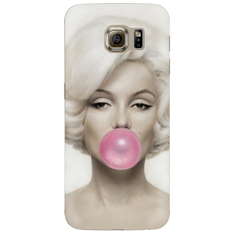 Чехол Uprint Samsung G925 Galaxy S6 Edge Marilyn Monroe Bubble Gum