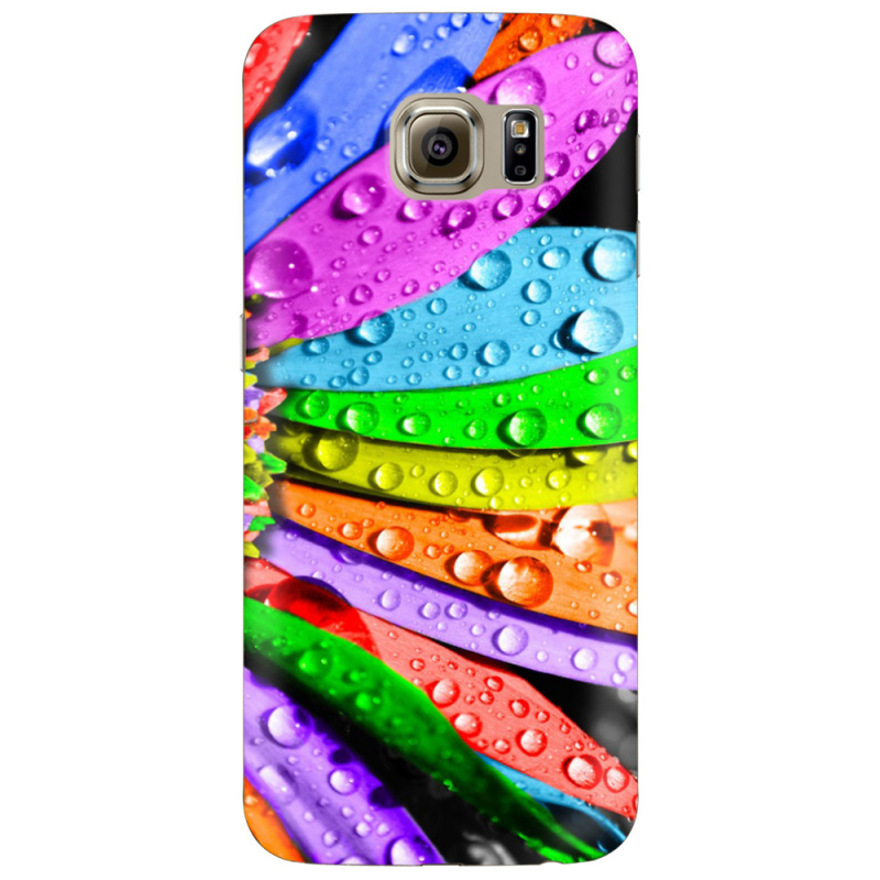 Чехол Uprint Samsung G925 Galaxy S6 Edge Colored Chamomile
