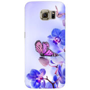Чехол Uprint Samsung G925 Galaxy S6 Edge Orchids and Butterflies