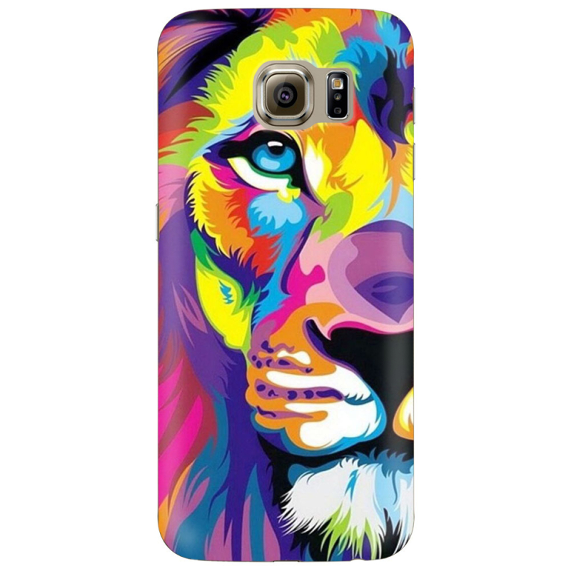 Чехол Uprint Samsung G925 Galaxy S6 Edge Frilly Lion