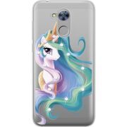 Чехол со стразами Huawei Honor 6A Unicorn Queen