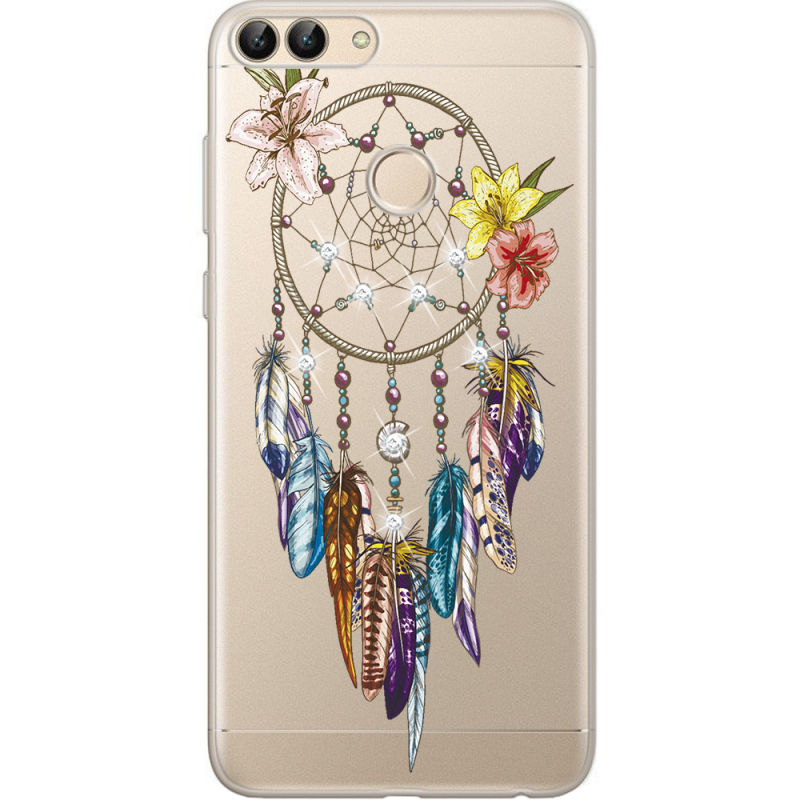 Чехол со стразами Huawei P Smart Dreamcatcher