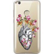 Чехол со стразами Huawei P8 Lite 2017 Heart