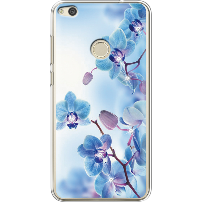 Чехол со стразами Huawei P8 Lite 2017 Orchids