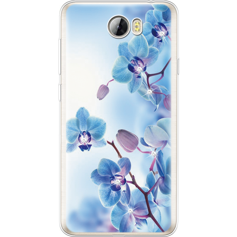Чехол со стразами Huawei Y5 2 Orchids