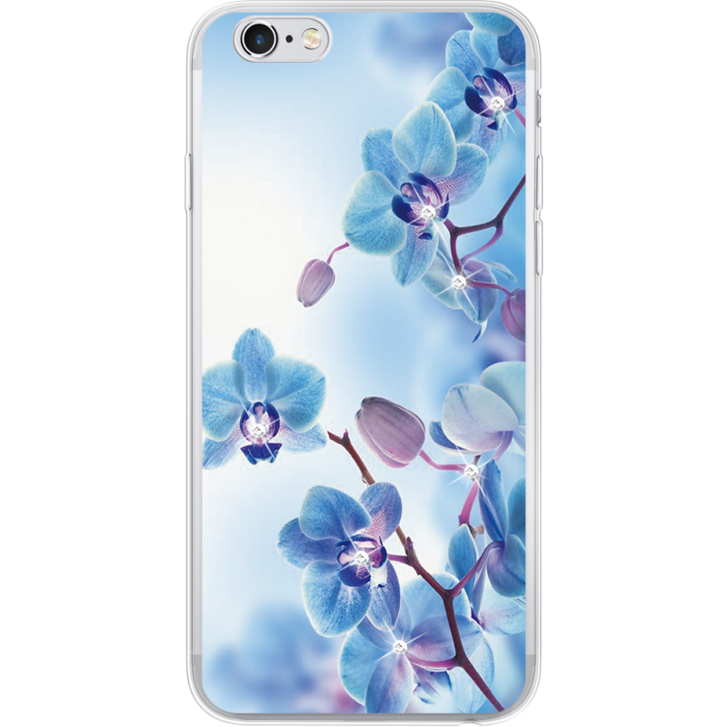Чехол со стразами Apple iPhone 6 / 6S Orchids