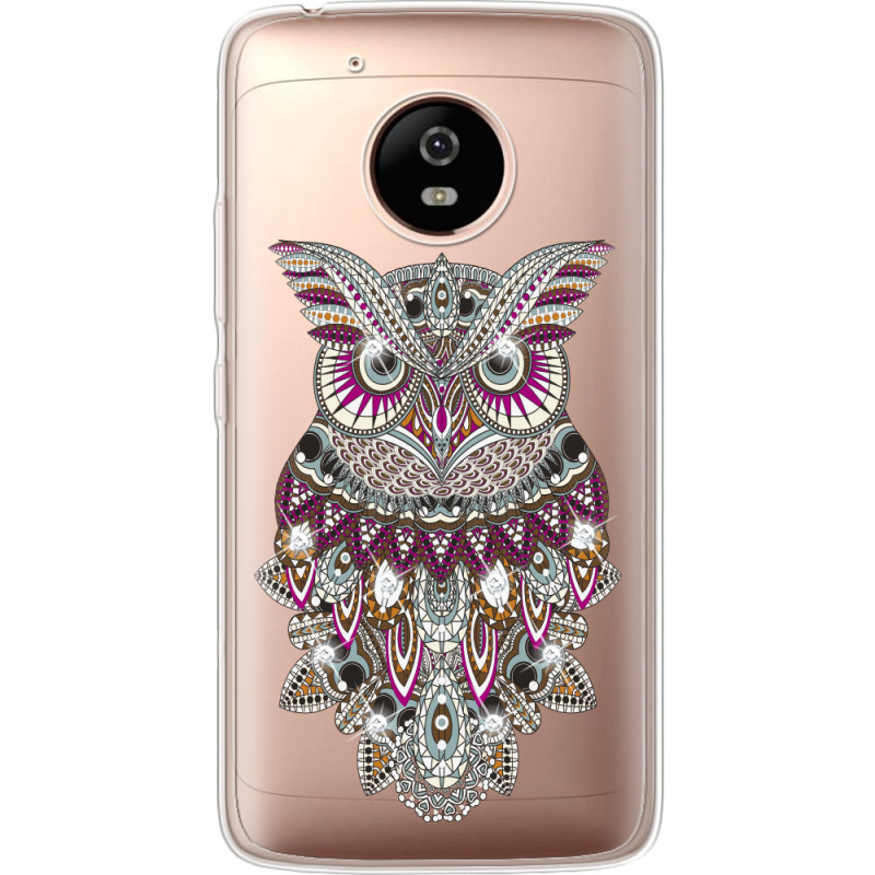 Чехол со стразами Motorola Moto G5 XT1676 Owl