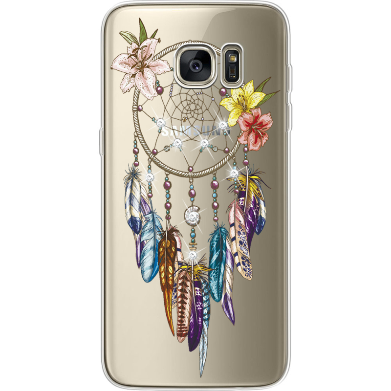Чехол со стразами Samsung G935 Galaxy S7 Edge Dreamcatcher