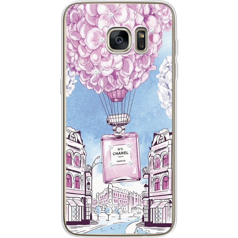 Чехол со стразами Samsung G935 Galaxy S7 Edge Perfume bottle