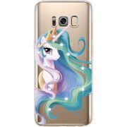 Чехол со стразами Samsung G950 Galaxy S8 Unicorn Queen