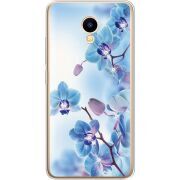 Чехол со стразами Meizu M5C Orchids