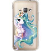 Чехол со стразами Samsung J120H Galaxy J1 2016 Unicorn Queen