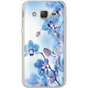 Чехол со стразами Samsung J200H Galaxy J2 Orchids