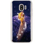 Чехол со стразами Samsung J250 Galaxy J2 (2018) Girl with Umbrella