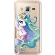Чехол со стразами Samsung J320 Galaxy J3 Unicorn Queen