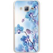 Чехол со стразами Samsung J320 Galaxy J3 Orchids