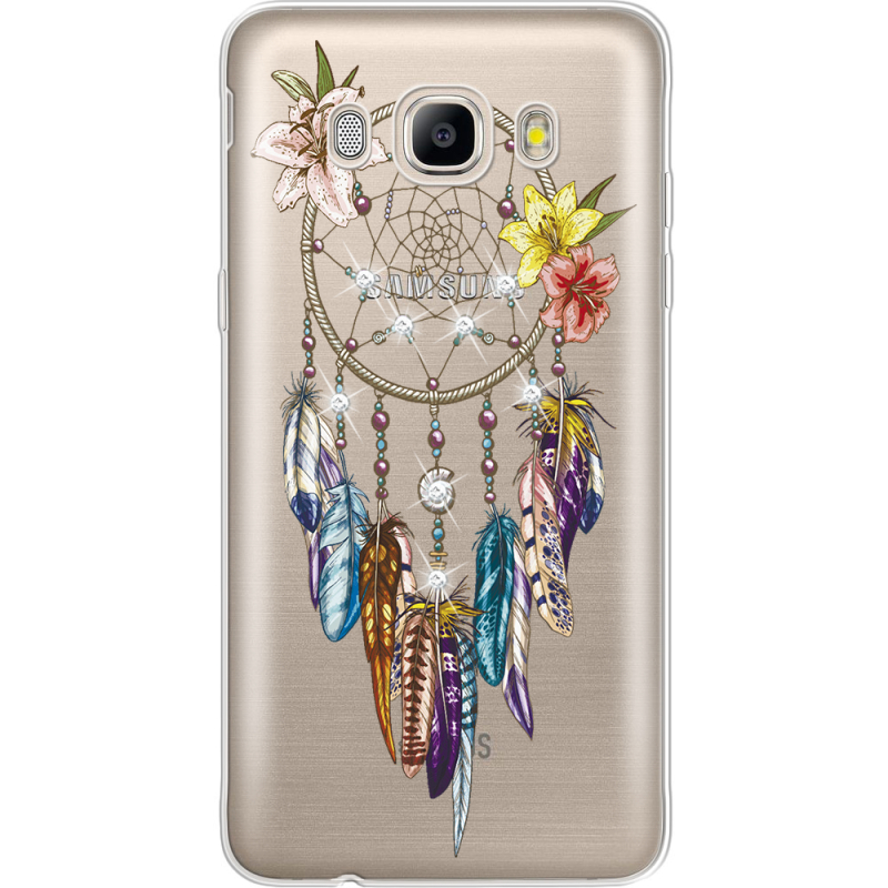 Чехол со стразами Samsung J510 Galaxy J5 2016 Dreamcatcher