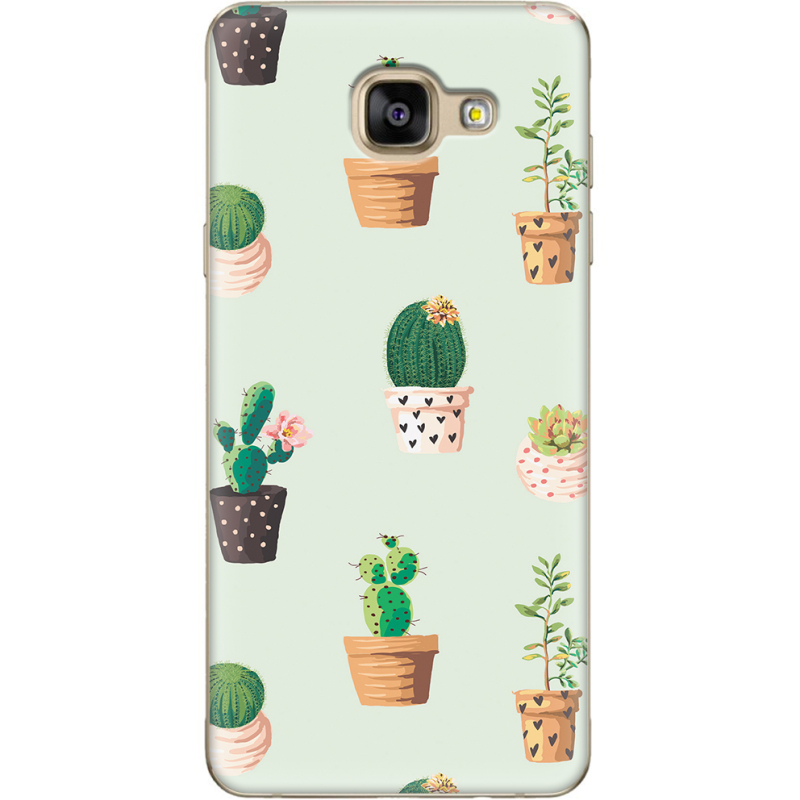 Чехол Uprint Samsung A710 Galaxy A7 2016 L-green Cacti