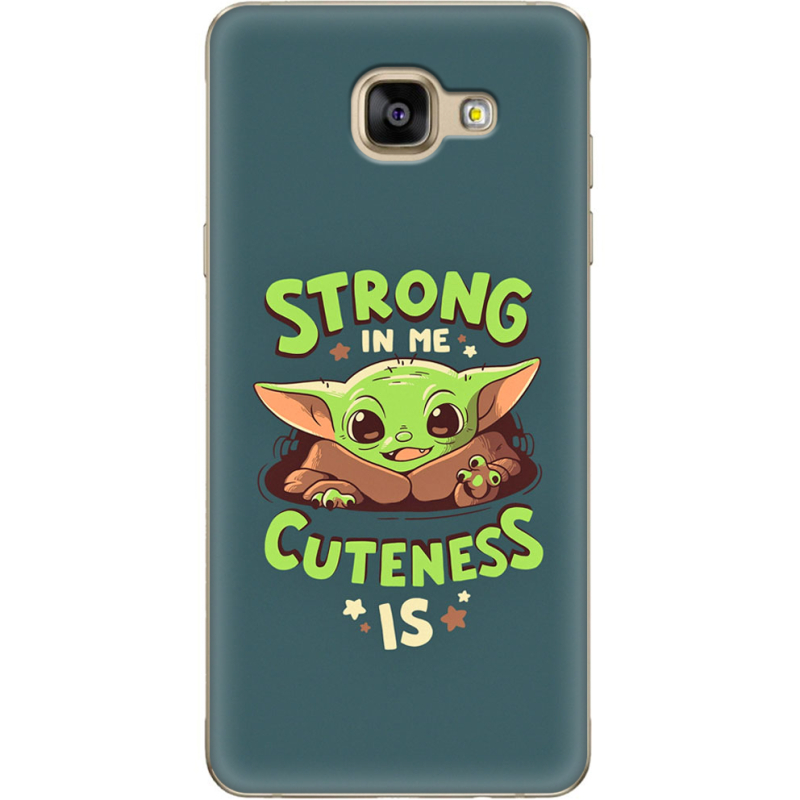 Чехол Uprint Samsung A710 Galaxy A7 2016 Strong in me Cuteness is