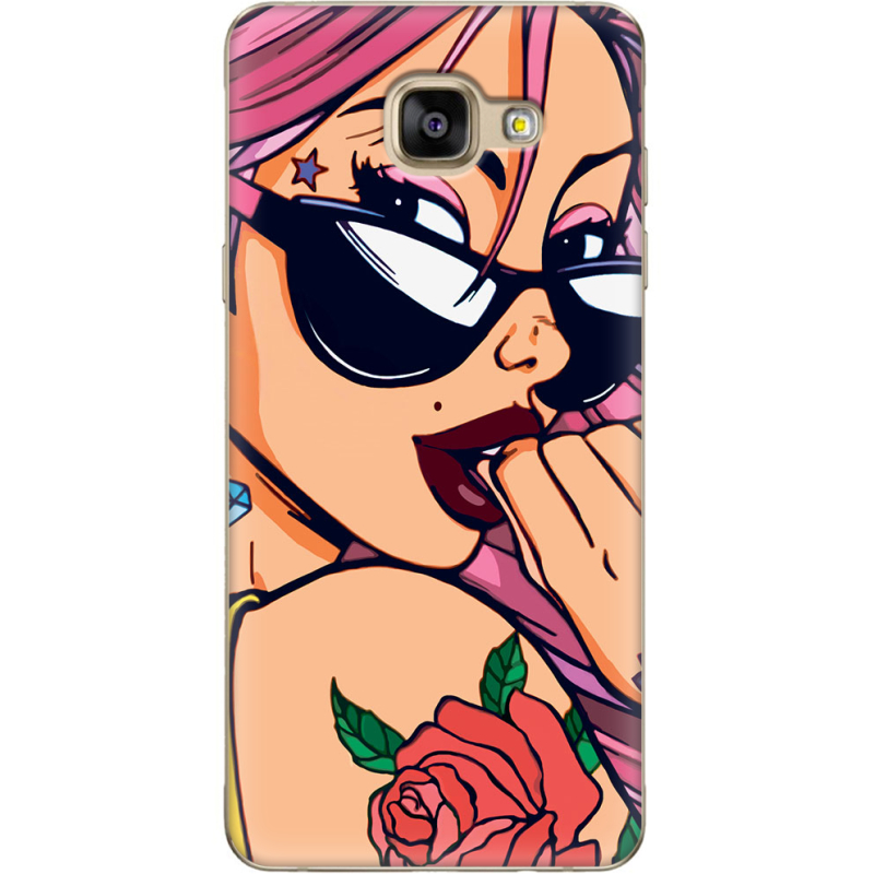Чехол Uprint Samsung A710 Galaxy A7 2016 Pink Girl