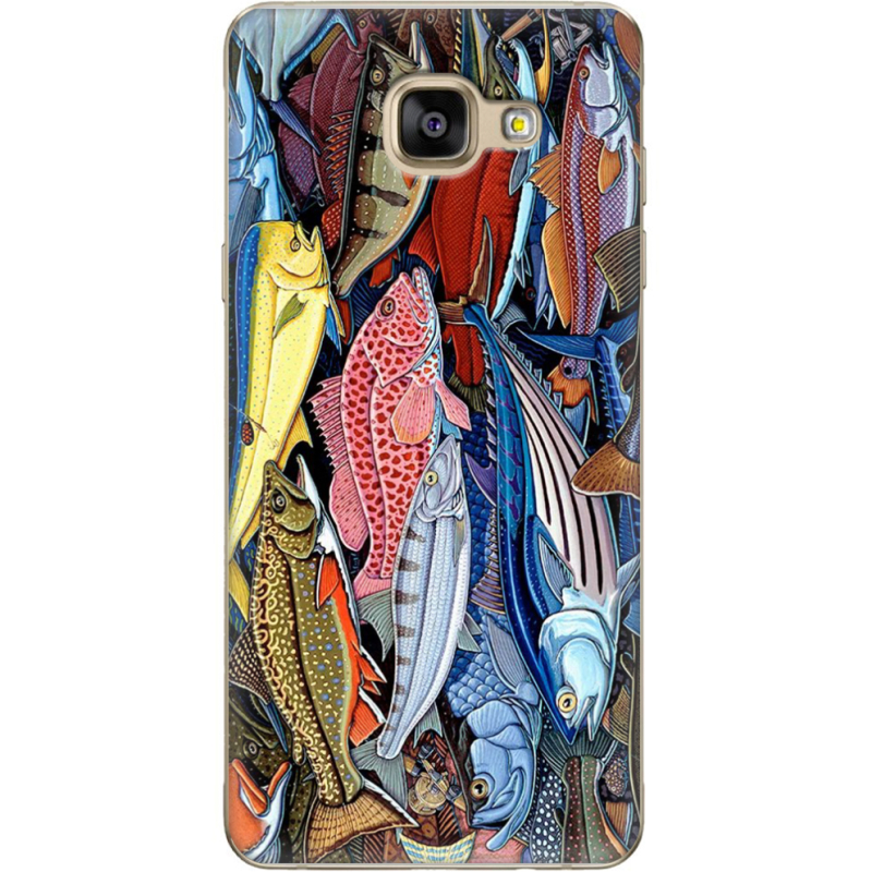 Чехол Uprint Samsung A710 Galaxy A7 2016 Sea Fish