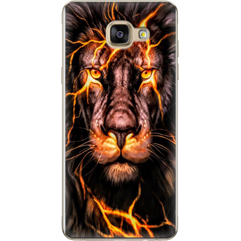 Чехол Uprint Samsung A710 Galaxy A7 2016 Fire Lion