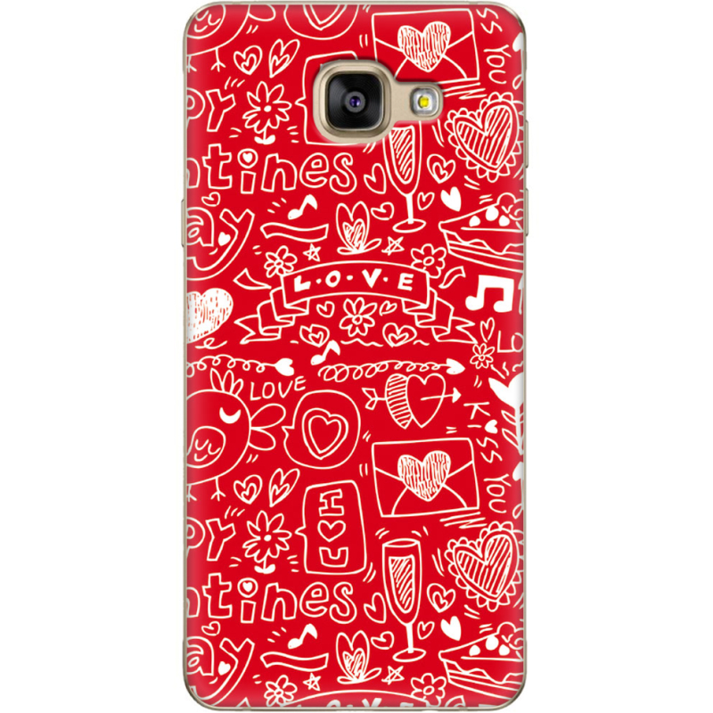 Чехол Uprint Samsung A710 Galaxy A7 2016 Happy Valentines