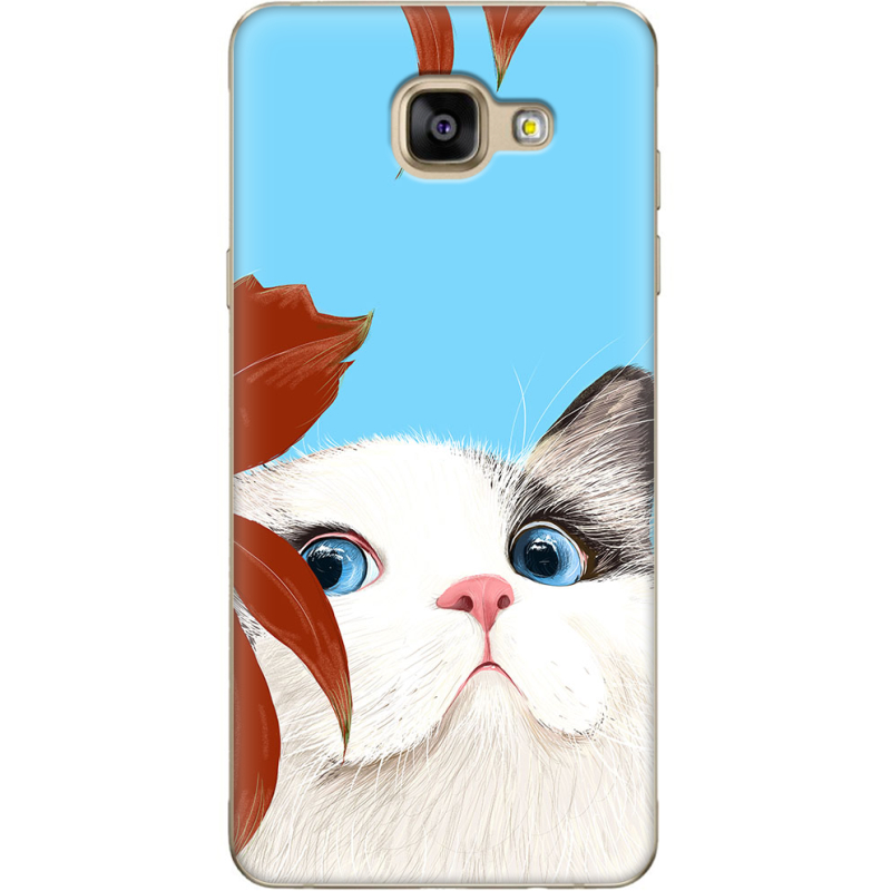 Чехол Uprint Samsung A710 Galaxy A7 2016 Wondering Cat