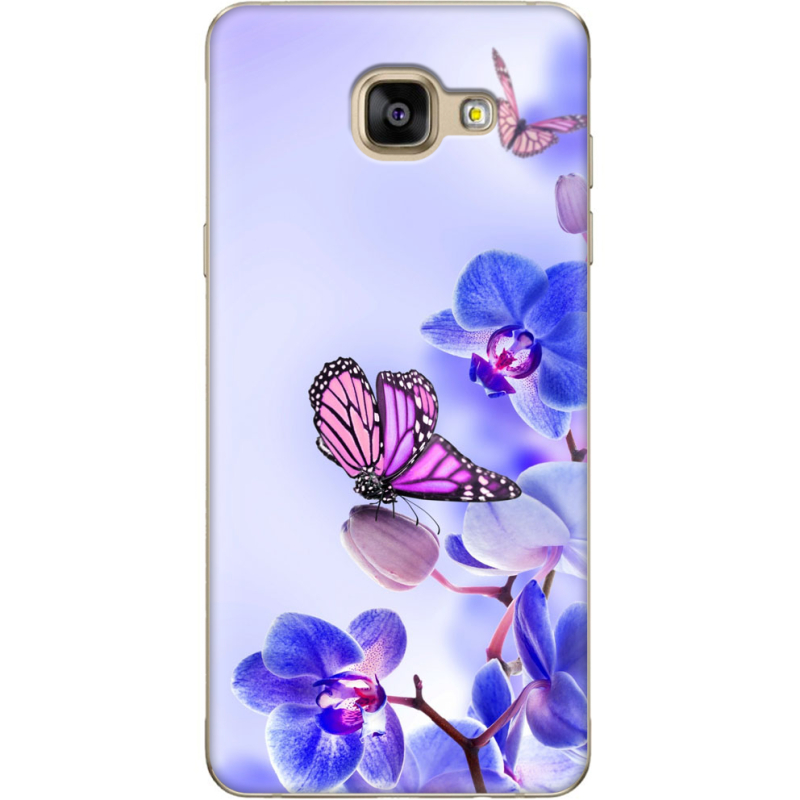 Чехол Uprint Samsung A710 Galaxy A7 2016 Orchids and Butterflies