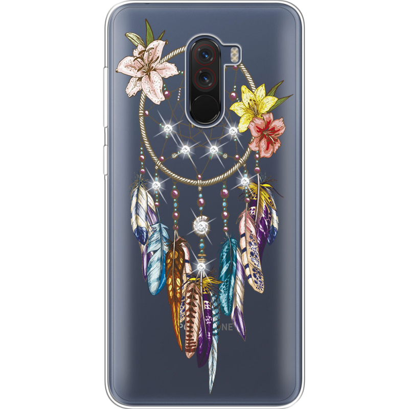 Чехол со стразами Xiaomi Pocophone F1 Dreamcatcher