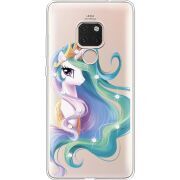 Чехол со стразами Huawei Mate 20 Unicorn Queen