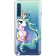 Чехол со стразами Samsung A920 Galaxy A9 2018 Unicorn Queen