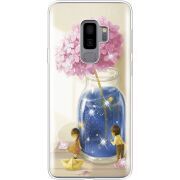 Чехол со стразами Samsung G965 Galaxy S9 Plus Little Boy and Girl