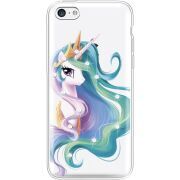 Чехол со стразами Apple iPhone 5С Unicorn Queen