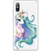 Чехол со стразами Xiaomi Mi Mix 2s Unicorn Queen