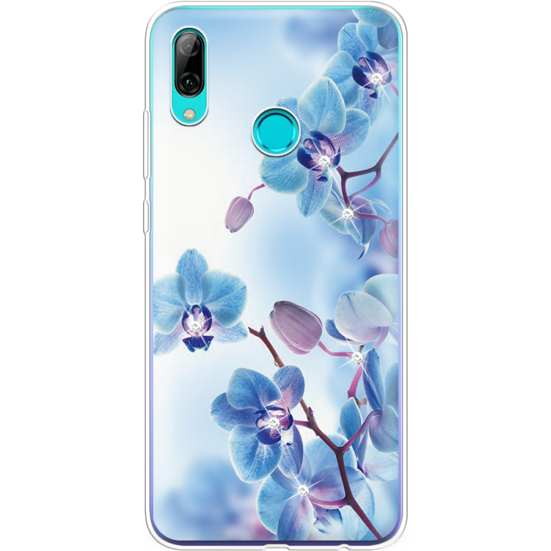 Чехол со стразами Huawei P Smart 2019 Orchids