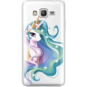 Чехол со стразами Samsung G530 /G531 Galaxy Grand Prime Unicorn Queen