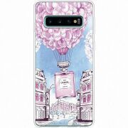 Чехол со стразами Samsung G973 Galaxy S10 Perfume bottle
